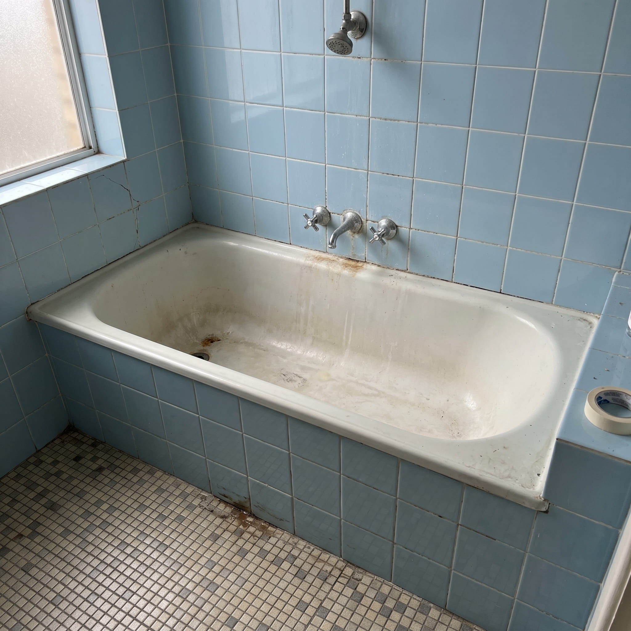 Bathtub installation process